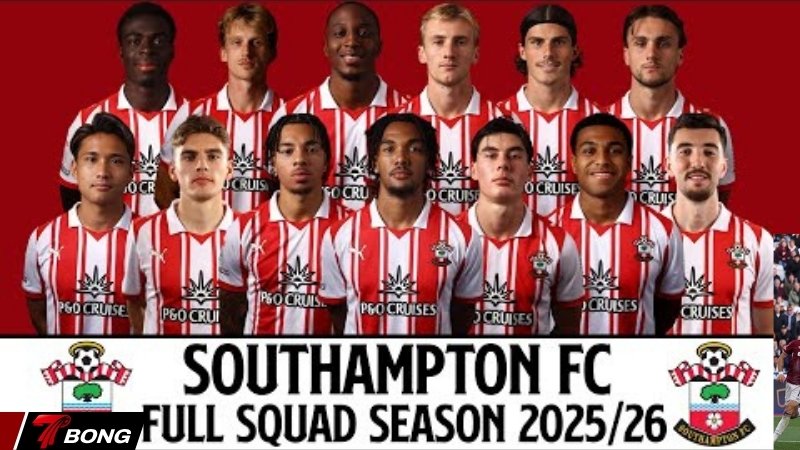 Đội hình mùa giải hiện tại của Southampton